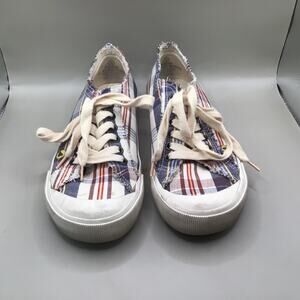 Roxy Argyle Plaid Womens Converse Shoe 7.5